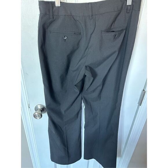 Express editors black stripped pants size 4R - Picture 3 of 6